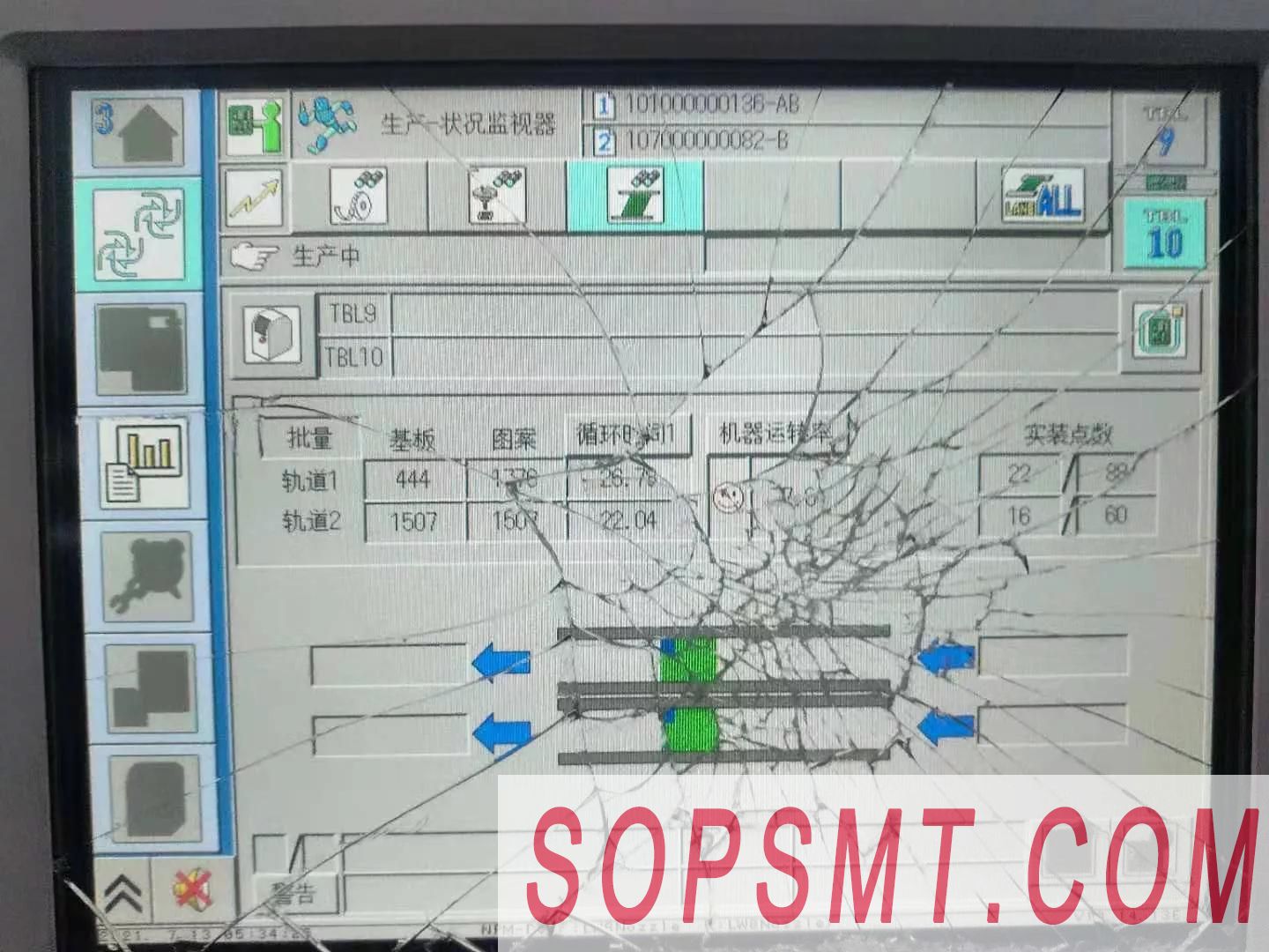 松下貼片機D3操作觸摸顯示屏自主維修